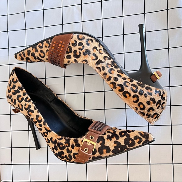 Bakers cheetah print leather shoes - Picture 2 of 6